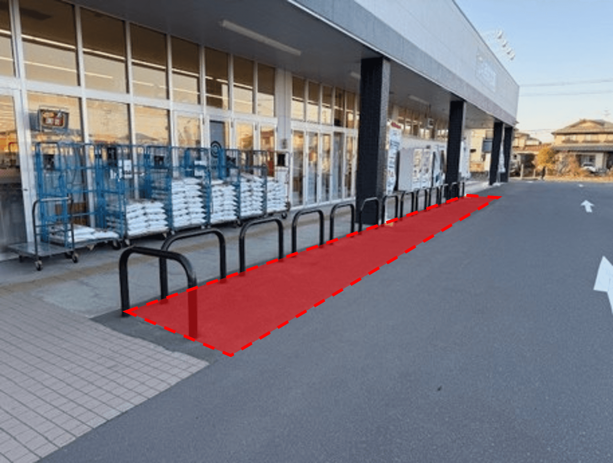 屋外駐車場 キッチンカー、食物販のポップアップストアに最適なスーパー屋外駐車場の催事イベントスペース