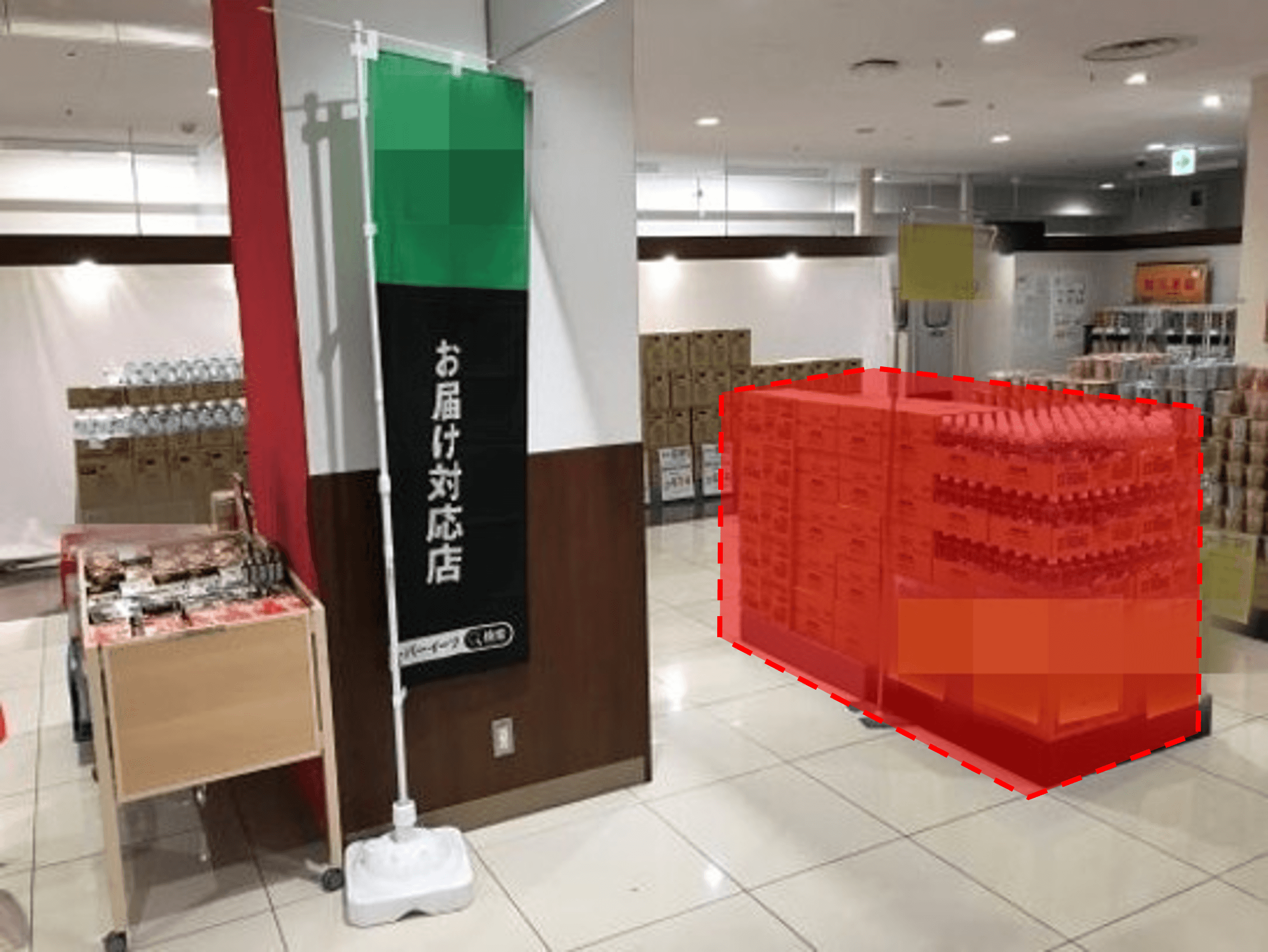 催事場④ ポップアップストア(物販)やプロモーション用途に最適なスーパー店内催事イベントスペース