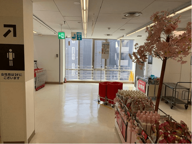 3階催事場 ポップアップストア(物販、食物販)やプロモーション用途に最適なスーパー店内催事イベントスペース2