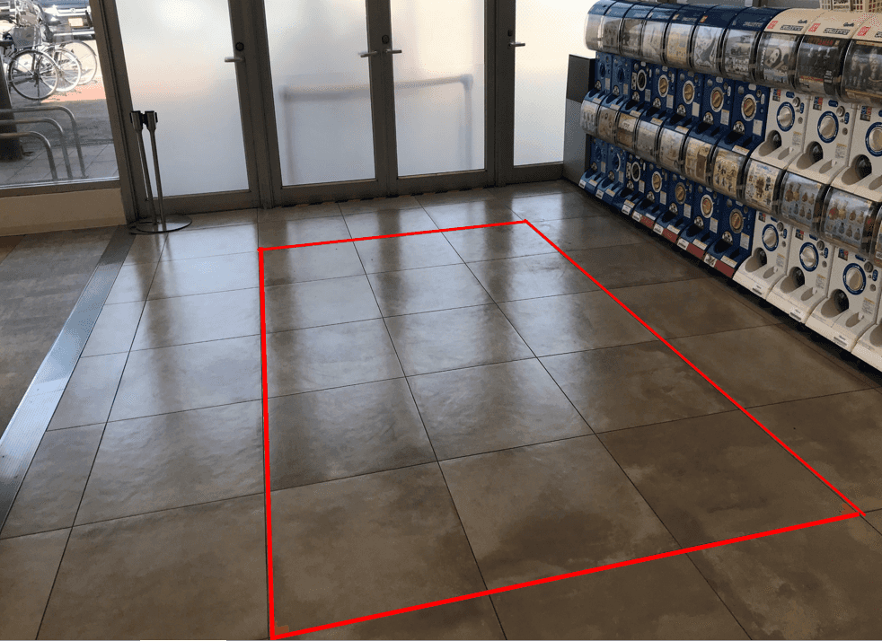 1階 店内出口付近 プロモーション用途や物販のポップアップストアに最適なスーパー店内催事イベントスペース