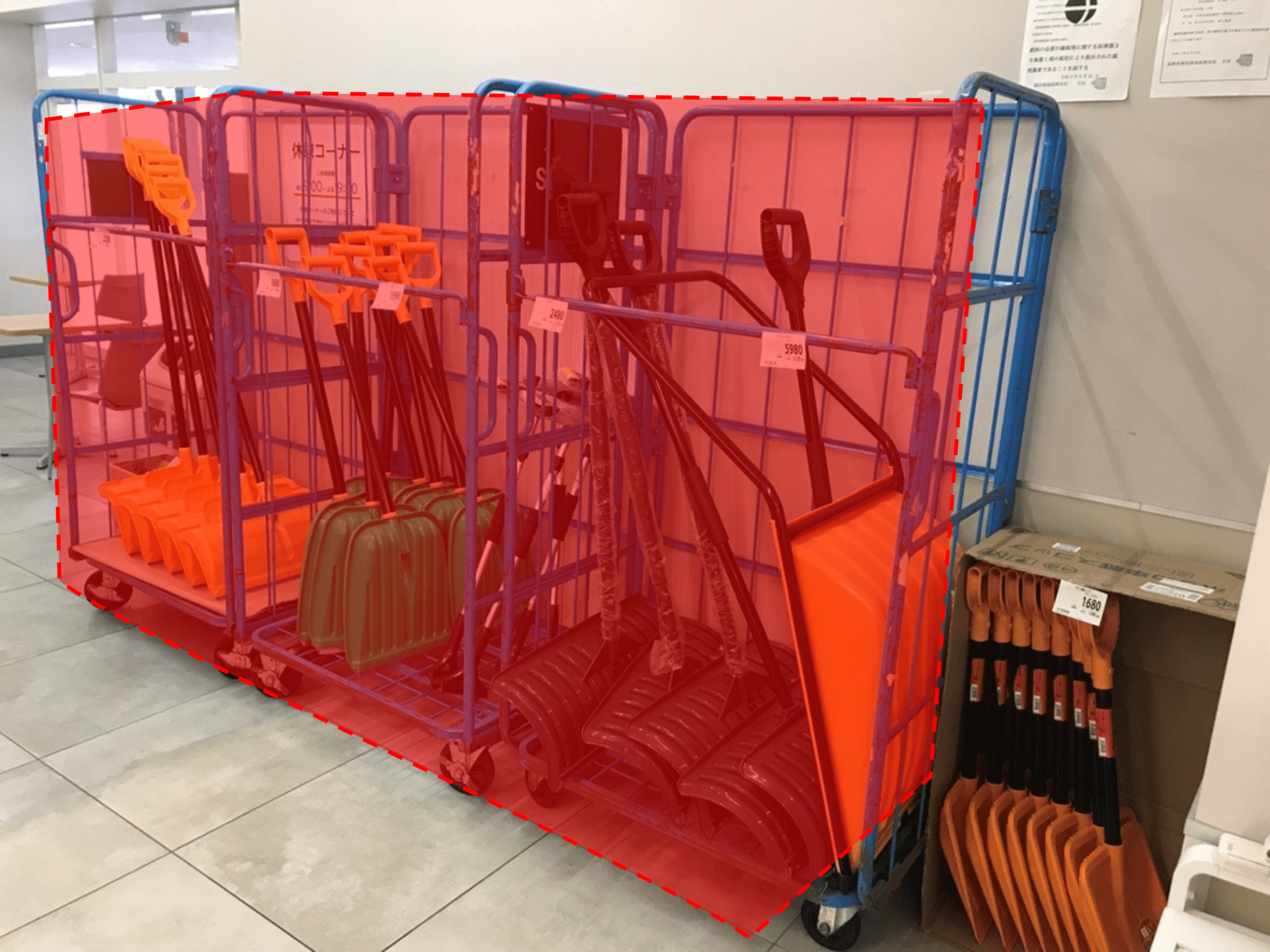 休憩コーナー プロモーション用途や物販、食物販のポップアップストアに最適なスーパー店内催事イベントスペース