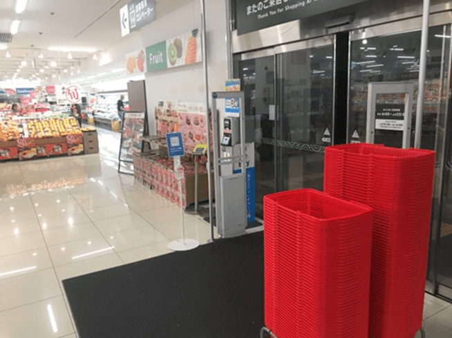 1F入口横 プロモーション用途や物販、食物販のポップアップストアに最適なスーパー店内催事イベントスペース2